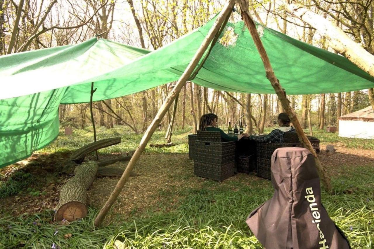Magical Forest Yurt Sturry Bagian luar foto