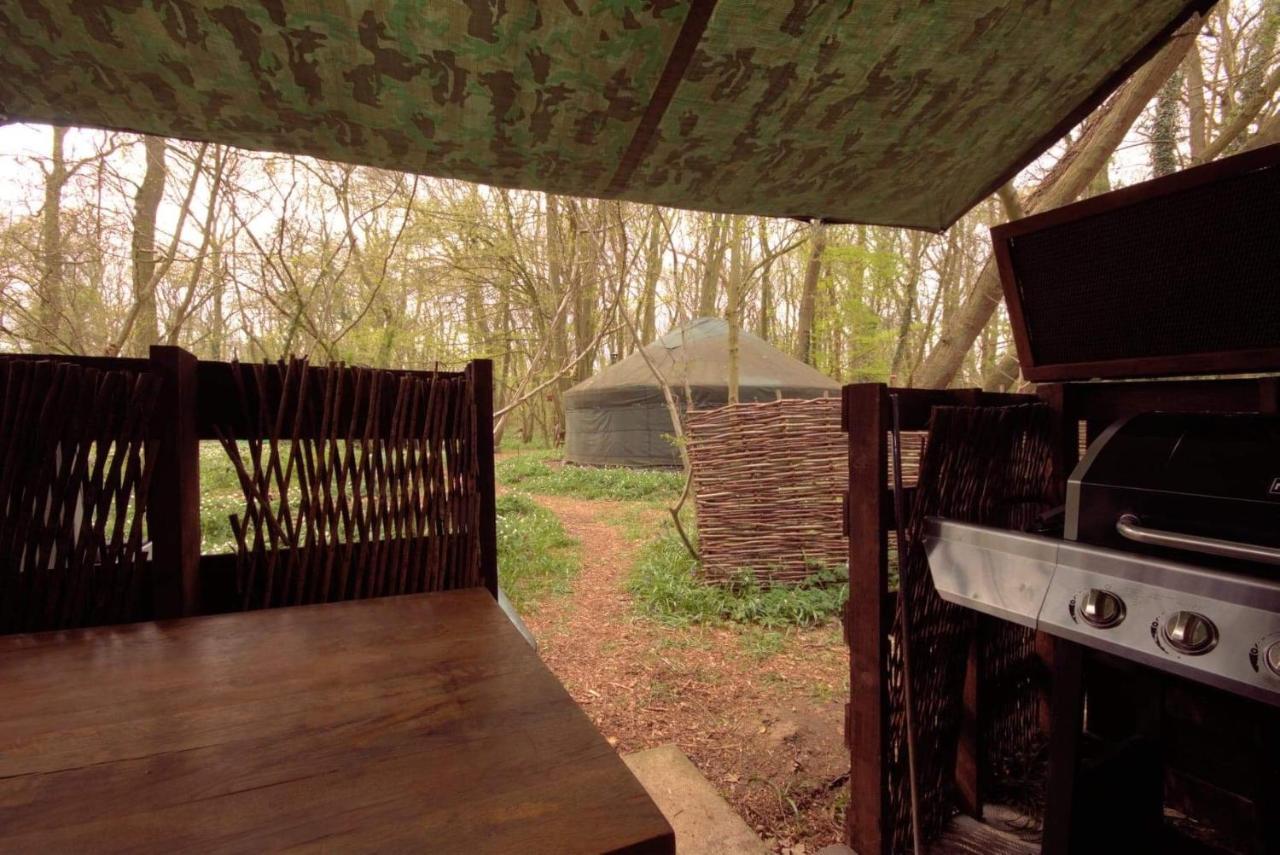 Magical Forest Yurt Sturry Bagian luar foto